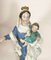 Virgen con el niño, década de 1800, roble, Imagen 4