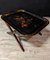 Coffee Table with Napoleon III Painted Sheet Metal Tray 4