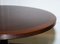 Vintage Mahogany Circular Occasional Side Table on Brass Castors 9