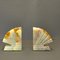 Art Deco Minmalistic Stone Bookends, 1920s, Set of 2 1