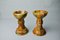 Onyx and Brass Candlesticks, Italy, 1980, Set of 2 4