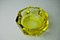 Green Sommerso Ashtray in Faceted Glass attributed to Seguso, Murano, Italy, 1970s, Image 4