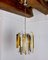 Tricolor Chandelier in Murano Glass from Venini, Italy, 1970s, Image 1