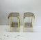 Glass and Metal Side Tables, 1970s, Set of 2 5