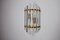 Lámpara de pared de cristal de Murano en forma de media luna de Venini, Italia, años 70, Imagen 1