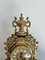 Victorian Ornate Brass Mantle Clock, 1880s 4