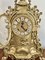 Victorian Ornate Brass Mantle Clock, 1880s 3