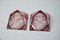 Pink Faceted Ashtrays attributed to Seguso, Murano, Italy, 1970s, Set of 2 5