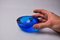Blue Sommerso Ashtray in Murano Glass attributed to Seguso, Italy, 1970s, Image 3