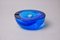 Blue Sommerso Ashtray in Murano Glass attributed to Seguso, Italy, 1970s 1