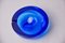 Blue Sommerso Ashtray in Murano Glass attributed to Seguso, Italy, 1970s 4