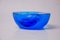 Cendrier Sommerso Bleu en Verre de Murano attribué à Seguso, Italie, 1970 6
