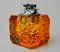Mechero Ice Cube naranja de cristal de Murano atribuido a Antonio Imperatore, Italia, años 70, Imagen 4