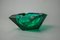 Faceted Ashtray in Green Murano Glass attributed to Seguso, Italy, 1970s 3