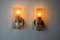 Sconces in Pink Murano Glass from Veca, Italy, 1970s, Set of 2 4