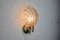 Muschel Wandlampe aus Muranoglas, Italien, 1970er 4