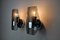 Sconces in Black Murano Glass from Veca, Italy, 1970s, Set of 2 4