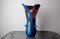 Sommerso Vase aus zweifarbigem Muranoglas, Seguso zugeschrieben, Italien, 1970er 1