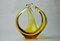 Centerpiece in Yellow Murano Glass attributed to Seguso, Italy, 1970s 3