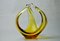 Centerpiece in Yellow Murano Glass attributed to Seguso, Italy, 1970s, Image 3