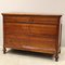 Antique Italian Charles X Chest of Drawers in Walnut 1
