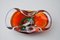 Multicolored Sommerso Ashtray in Murano Glass attributed to Seguso, Italy, 1970s 2