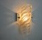Frosted Wall Lamp in Murano Glass, Italy, 1970s 5