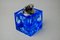 Blue Murano Glass Magnifying Lighter attributed to Antonio Imperatore, Italy, 1970s 3