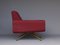 Mid-Century Italian Maroon Armchair, 1960s 2