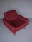 Mid-Century Italian Maroon Armchair, 1960s, Image 12