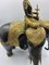 Bronzeskulptur des Bouddha in Gold auf Elefant 9