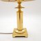 Vintage Brass Table Lamps with Velvet Shades, 1970s, Set of 2 8