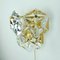 Mid-Century Sconce in Crystal Glass and Gilded Metal from Kinkeldey 6