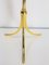 Vintage Regency Messing Tischlampe in Alabaster, 1980er 5