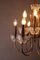 12 Flame Chandelier in Brass and Lead Crystal, 1960s 16