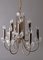 12 Flame Chandelier in Brass and Lead Crystal, 1960s 14