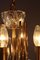 12 Flame Chandelier in Brass and Lead Crystal, 1960s 15