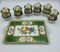 19th Century Porcelain Chocolate Cup Set with Tray, Set of 7 2