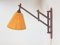 Vintage Teak & Hemp Wall Lamp by Ib Fabiansen for Fog & Mørup, 1950s, Image 1