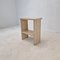 Italian Side Table or Small Credenza in Travertine, 1980s, Image 1