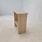 Italian Side Table or Small Credenza in Travertine, 1980s, Image 7