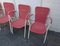 Vintage Italian Chairs in Orange, 1950s, Set of 6 17