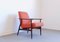 Mid-Century Armchair in Rusty Orange by Henryk Lis, 1967 1