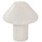 Mushroom Lampe aus weißem Glas von Hala, 1990er 8