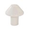Lámpara Mushroom de vidrio blanco de Hala, años 90, Imagen 1