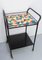 French Iron & Ceramic Table Trolley with Wheels, 1960 3