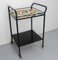 French Iron & Ceramic Table Trolley with Wheels, 1960 2