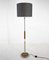 Chrome & Wood Floor Lamp, Czechoslovakia, 1950s, Image 2