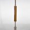 Chrome & Wood Floor Lamp, Czechoslovakia, 1950s, Image 5