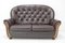 Mid-Century Leatherette 2-Seat Sofa, 1990s., Image 3